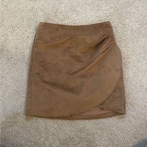 Abercrombie & Fitch vegan suede skirt